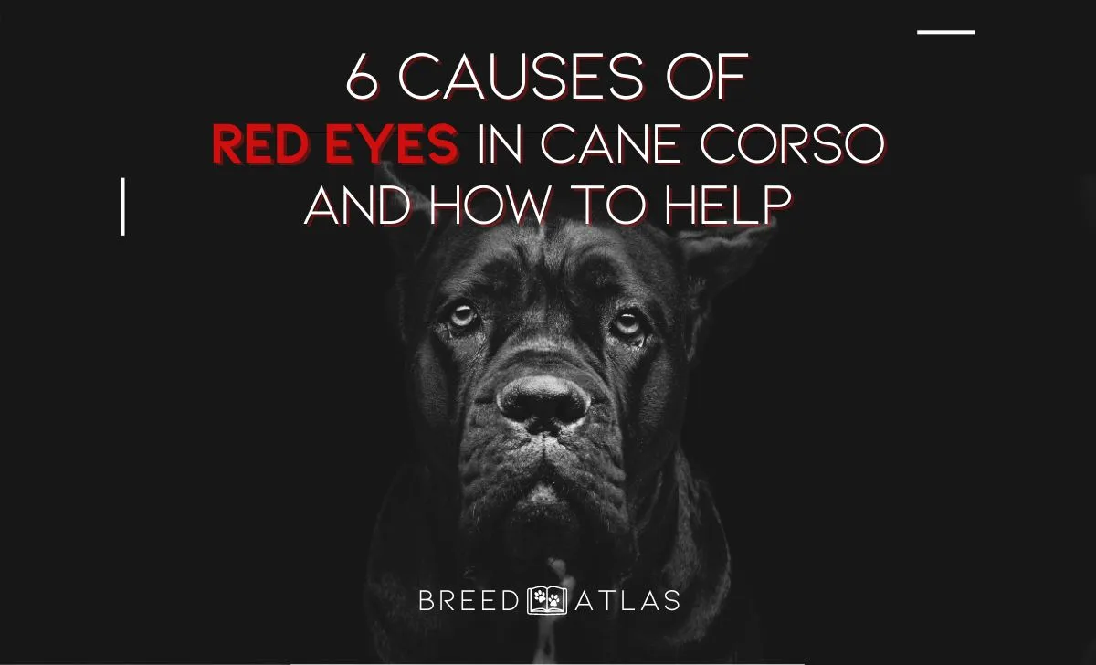 cane corso red eyes