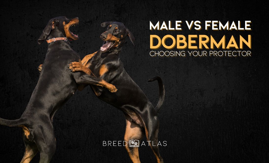 doberman male vs female