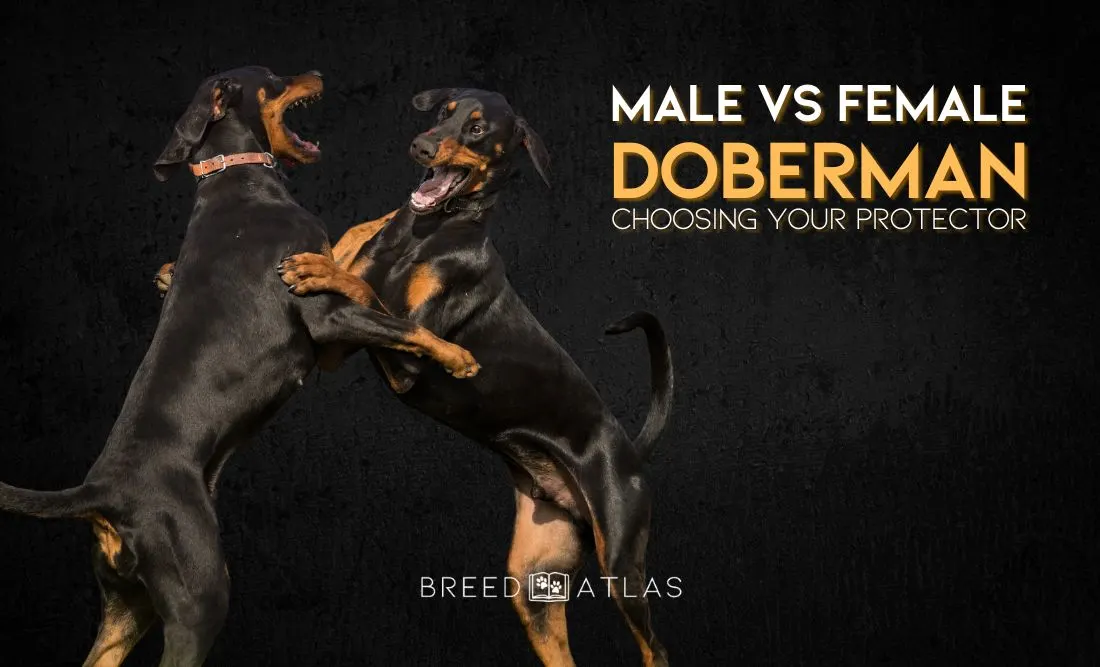 doberman male vs female