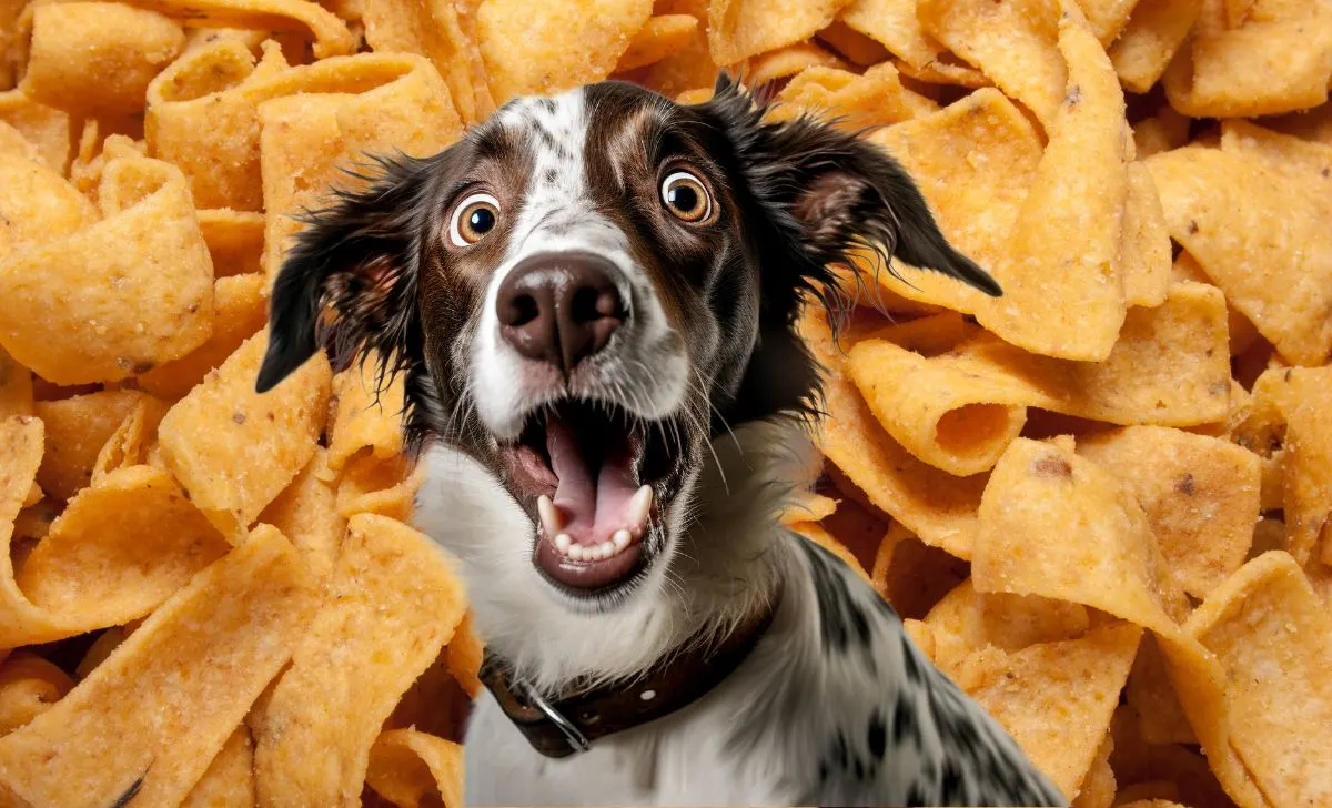why do dogs smell like fritos